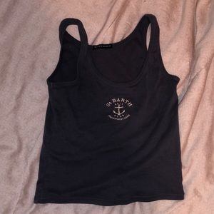 Brandy Melville blue beyonca st Barts tank
